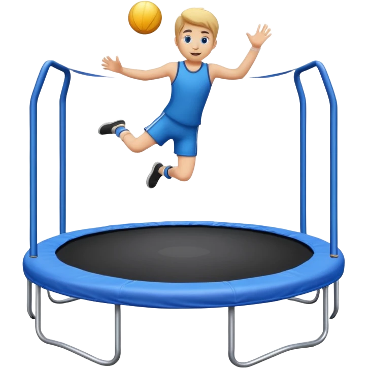 A emoji trampoline (only the trampoline with NO kid) emoji