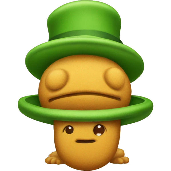 nuggets wearing a frog hat emoji