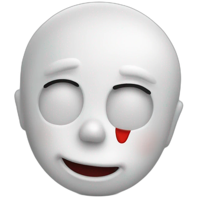 Bonhomme qui pleure emoji