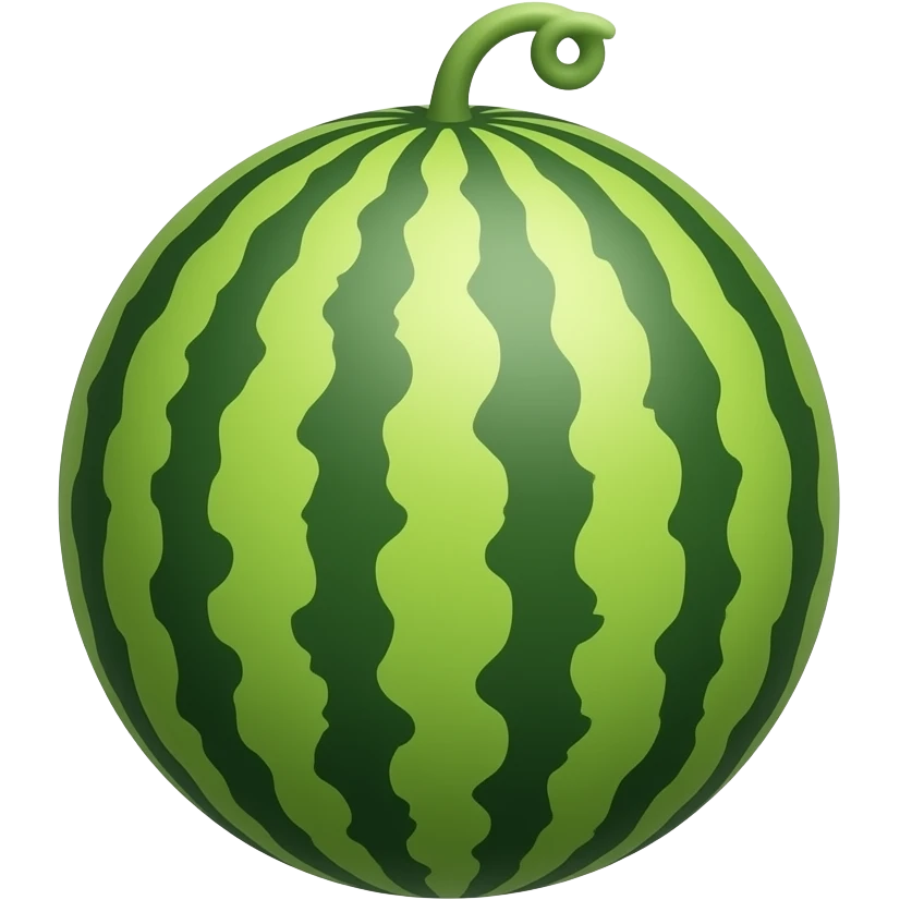 Altında "ümraniye" yazan yeşilimsi sarı tam   kavun motifi emoji