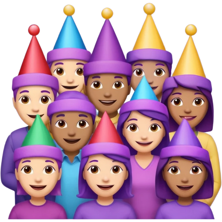 purple people group emoji