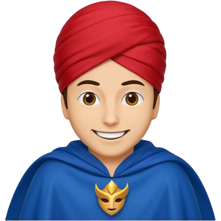 Flying Jatt emoji from the bollywood movie a flying Jatt also add his blue cape emoji