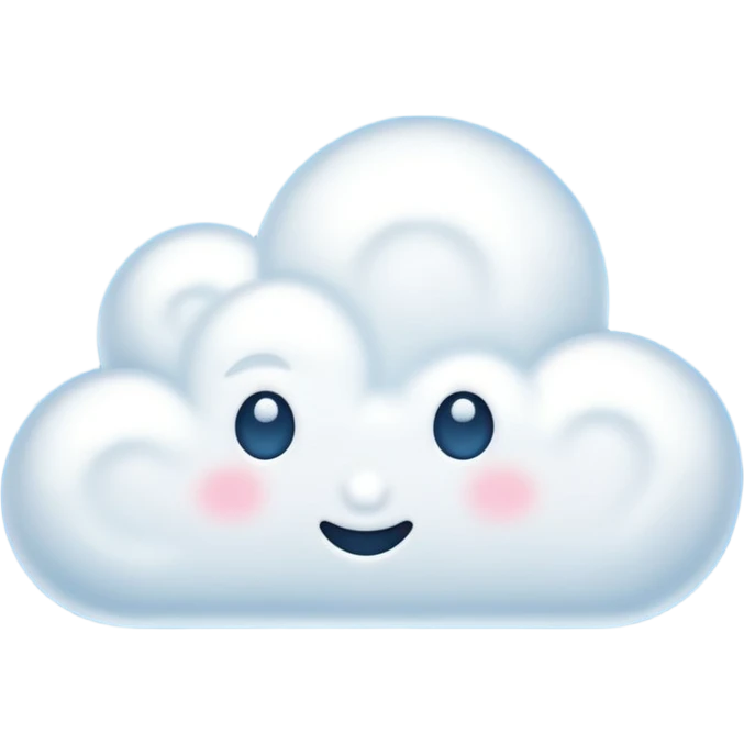 cloud with the sparkles emoji emoji