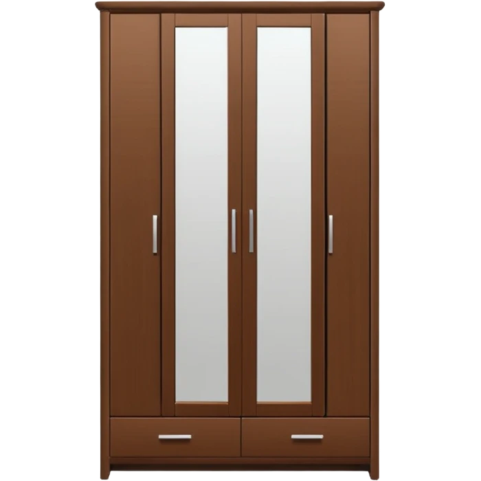 wardrobe modern closed mirror door emoji