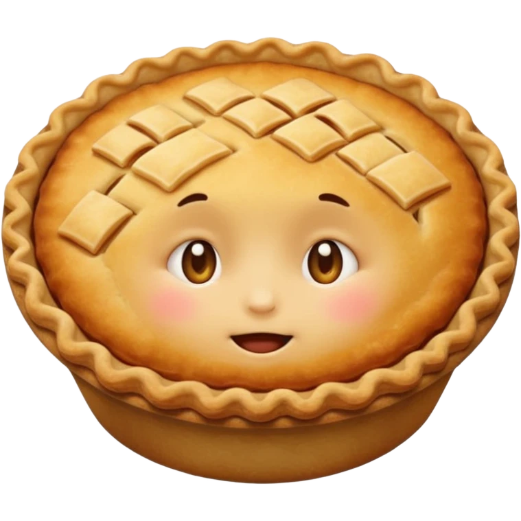 cute pie emoji small normal face emoji