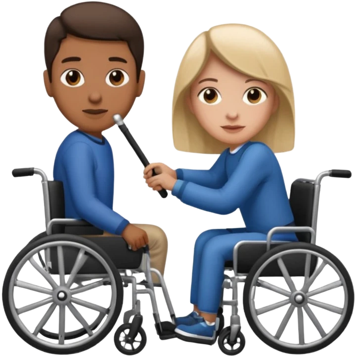 🧑‍🦼 and 🧑‍🦯 combined emoji