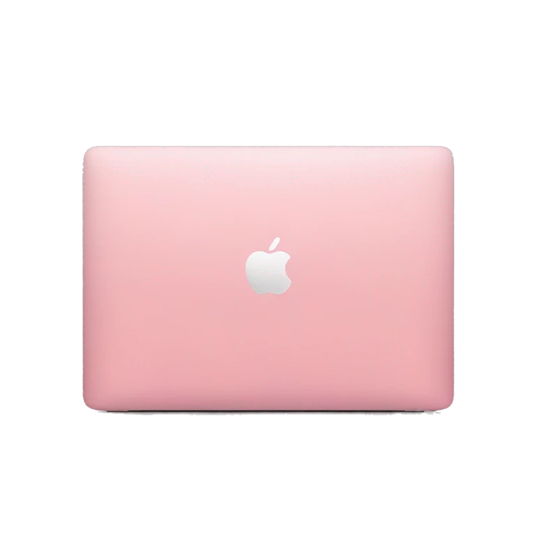 Macbook pink color emoji