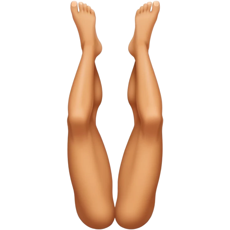 Legs up emoji