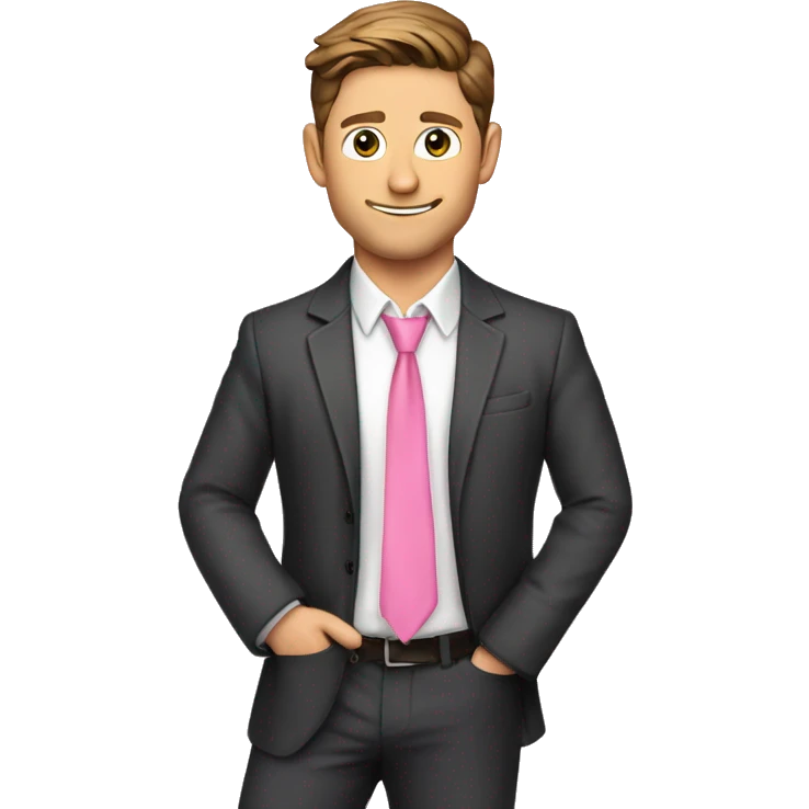 Jensen Ackles with a pink bow emoji