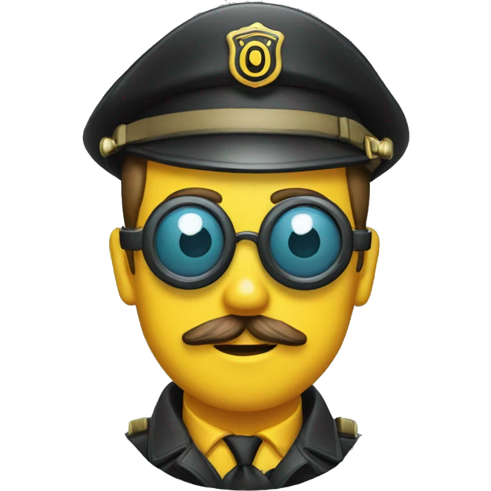 monocle taxi diver emoji