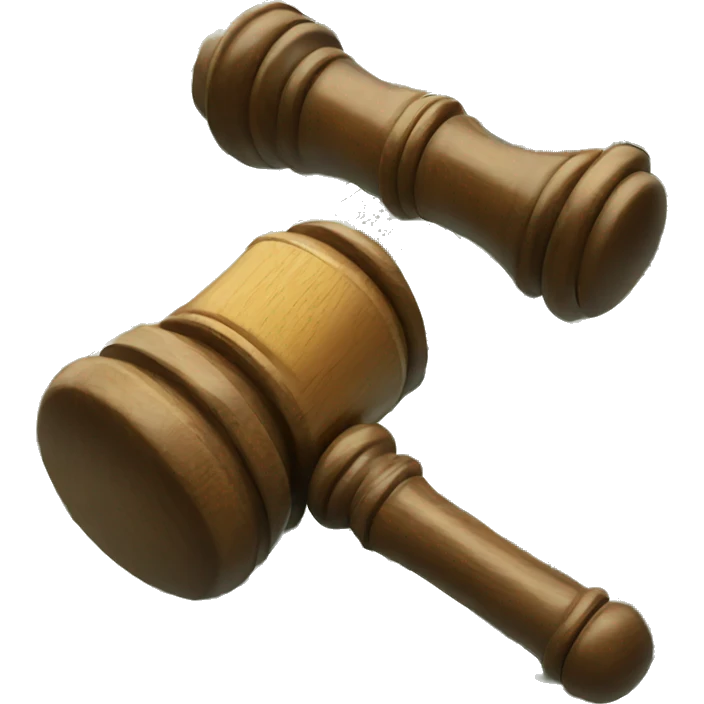 gavel with money emoji