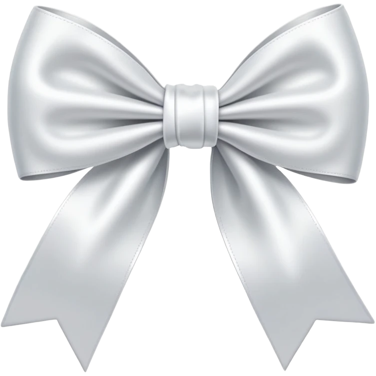 White bow emoji