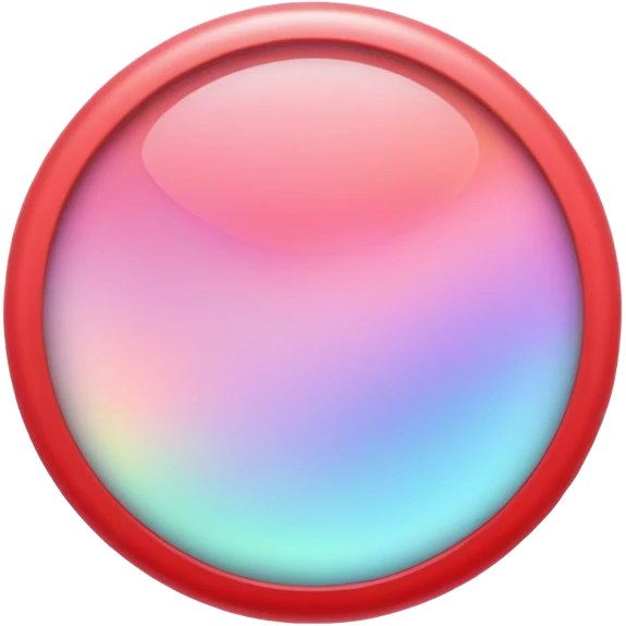 Iridescent pastel red formal elegant sophisticated cultured neat pretty beautiful nifty app icon emoji
