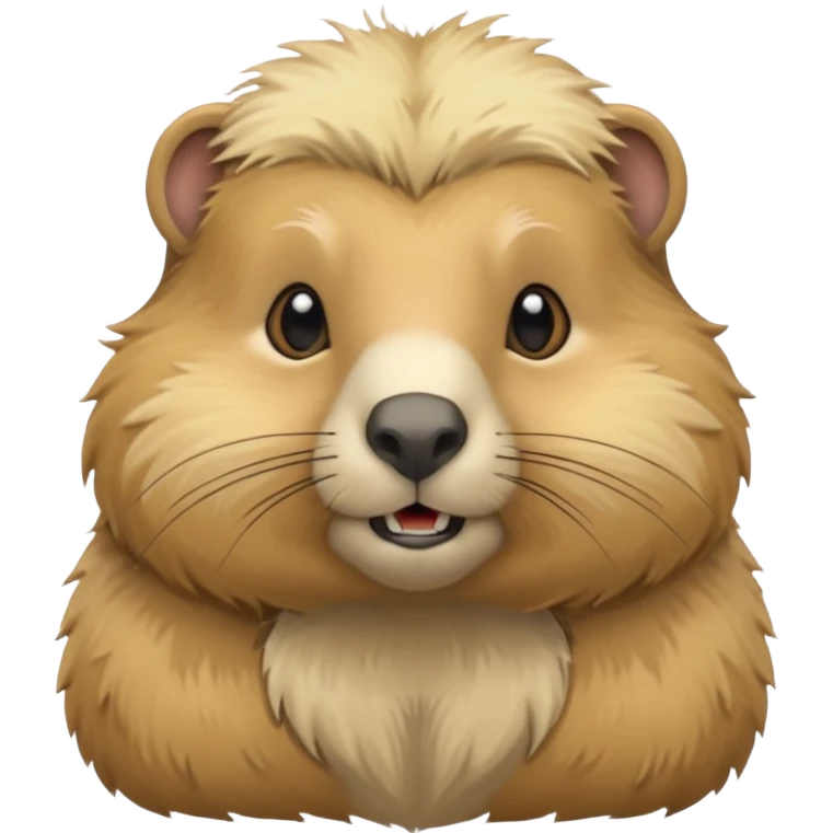 Une marmotte à la chevelure blonde emoji