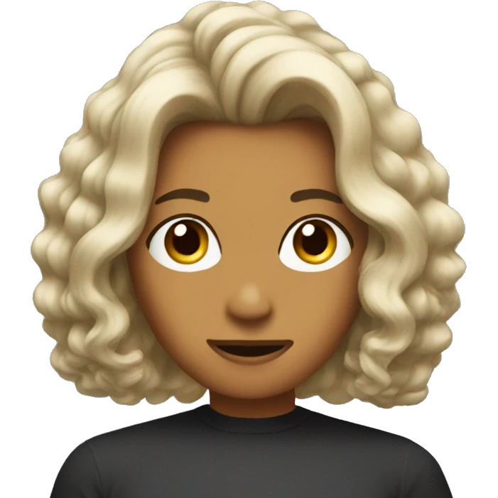 Blowout hair emoji