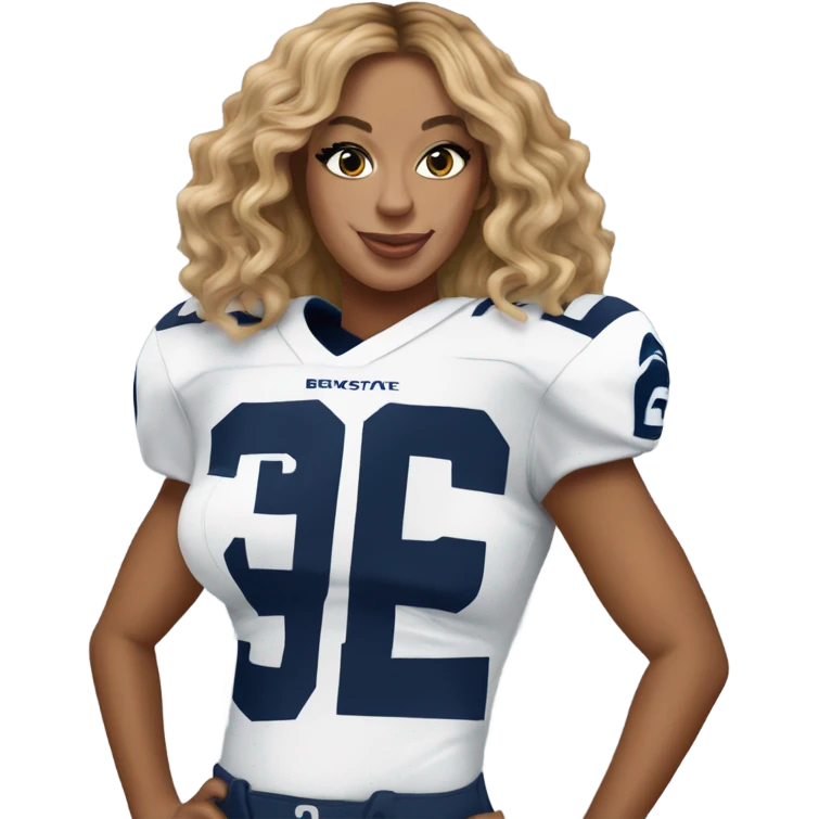beyoncé penn state jersey emoji