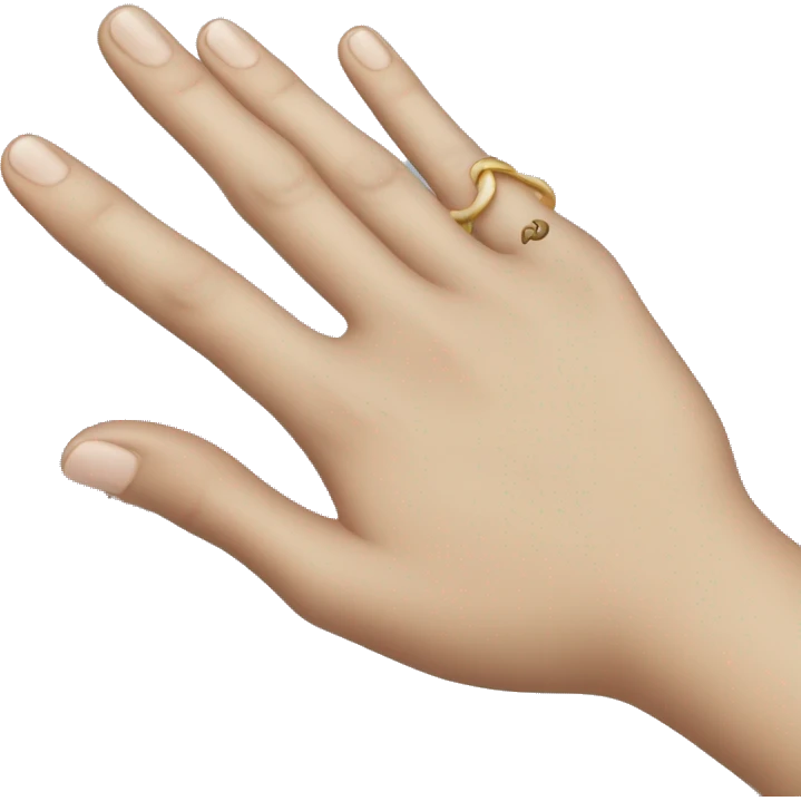 Middle and ring finger covered in water emoji