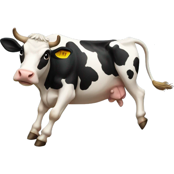 cow jumping over the moon emoji