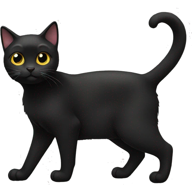 Black cat emoji