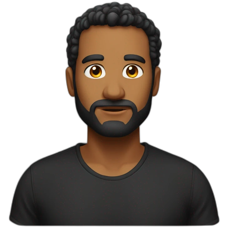 serious_staredown_black_shirt_no beard  emoji