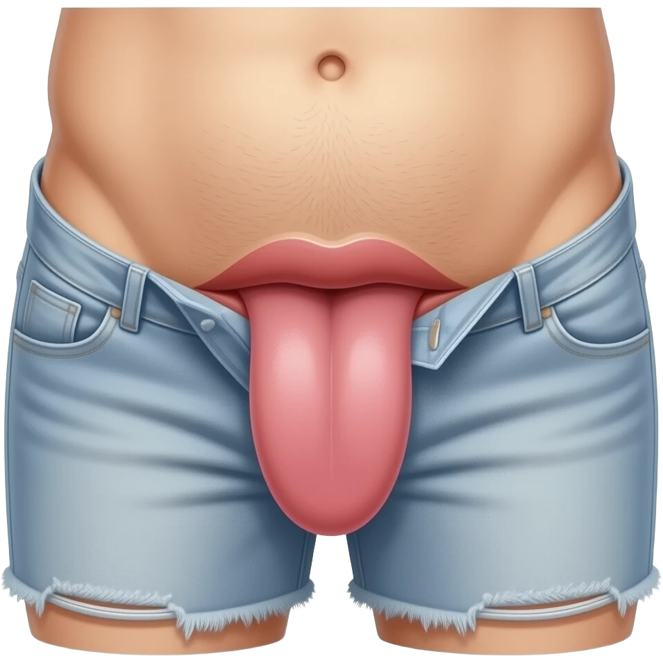 Licking butthole emoji