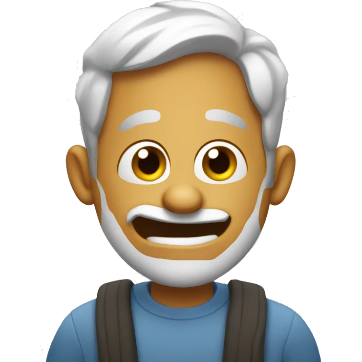 Silly goofy emoji
