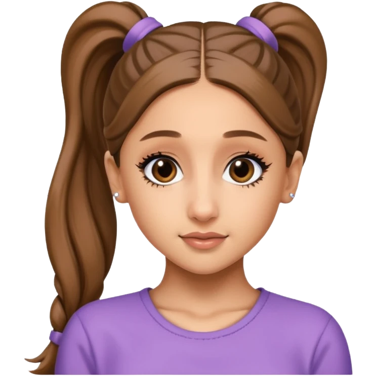 ariana grande ponytail 2025 a little older she’s 32 emoji