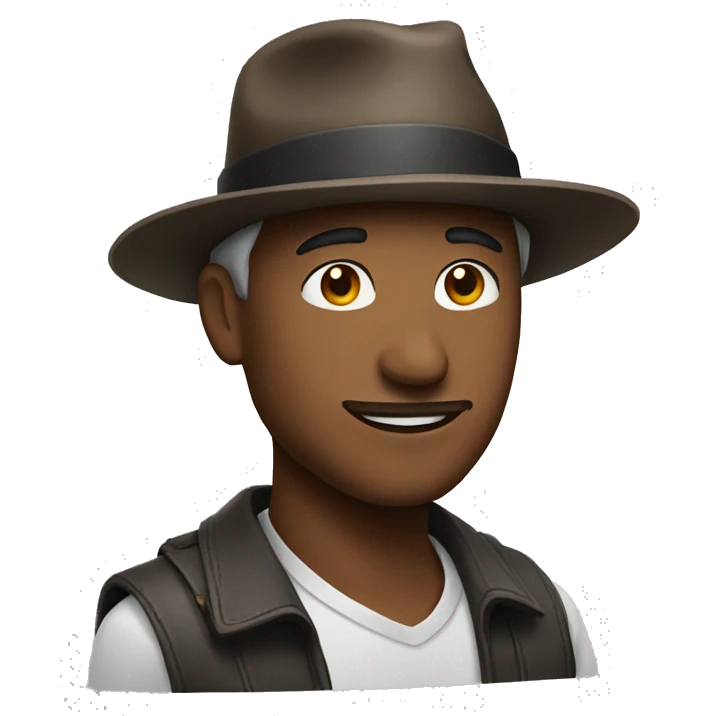 A man with hat  emoji