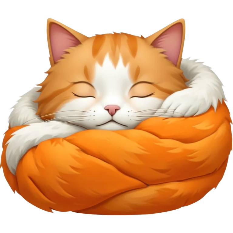 Cat sleeping in a the north face borealis emoji