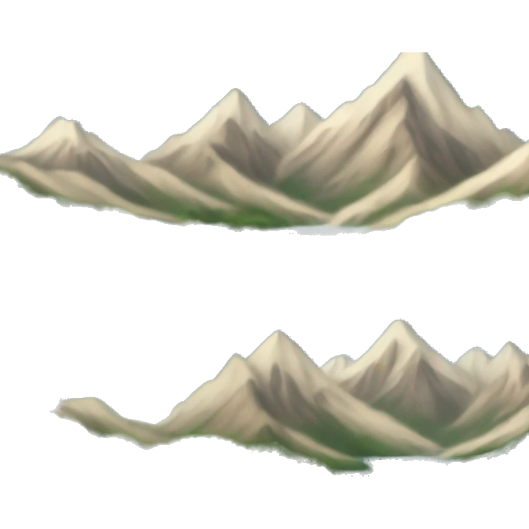 mountains in summer emoji