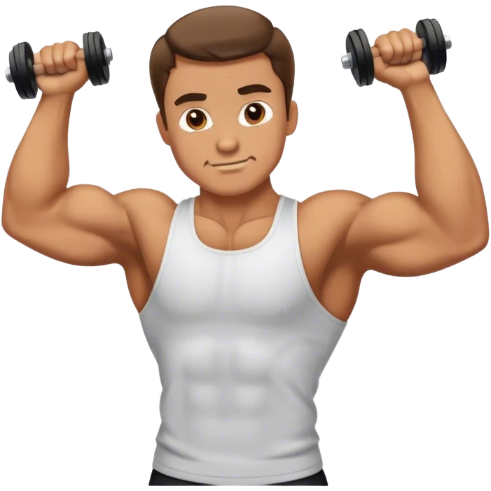 guy doing bicep-curls emoji