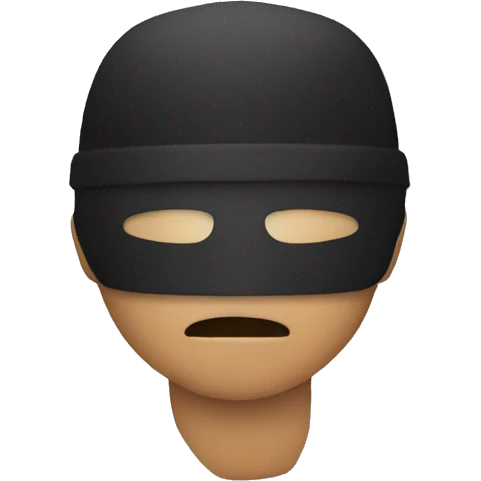 Robber shoulder emoji
