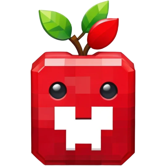 Minecraft apple emoji