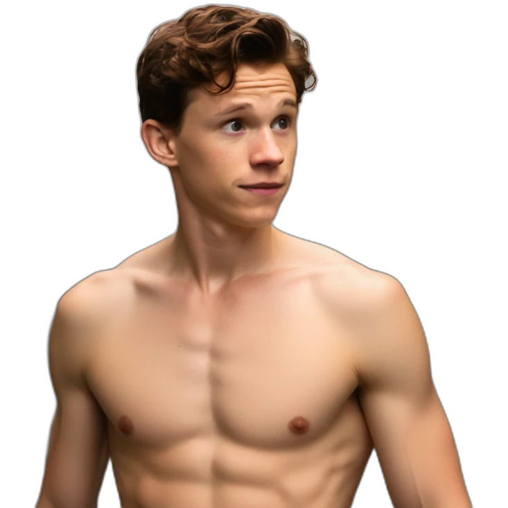 tom holland shirtless emoji