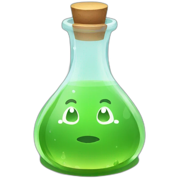 luck potion simple style emoji