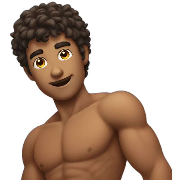 man armpit hair emoji