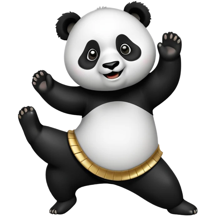 A Panda dancing to egiptian music emoji