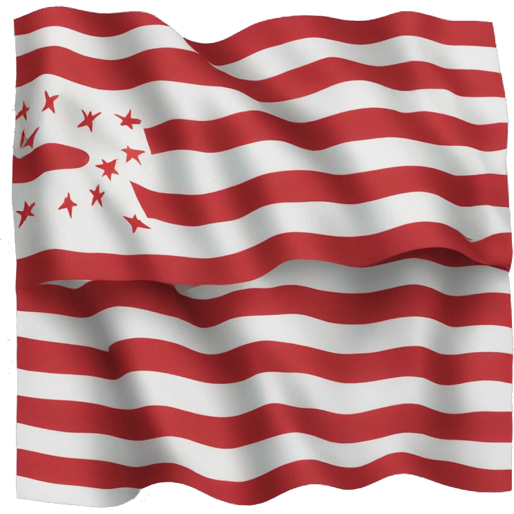 a flag based on singapore emoji