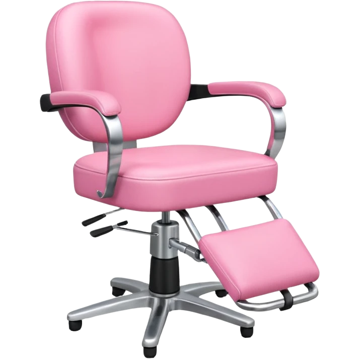 pink hairstylist chair emoji