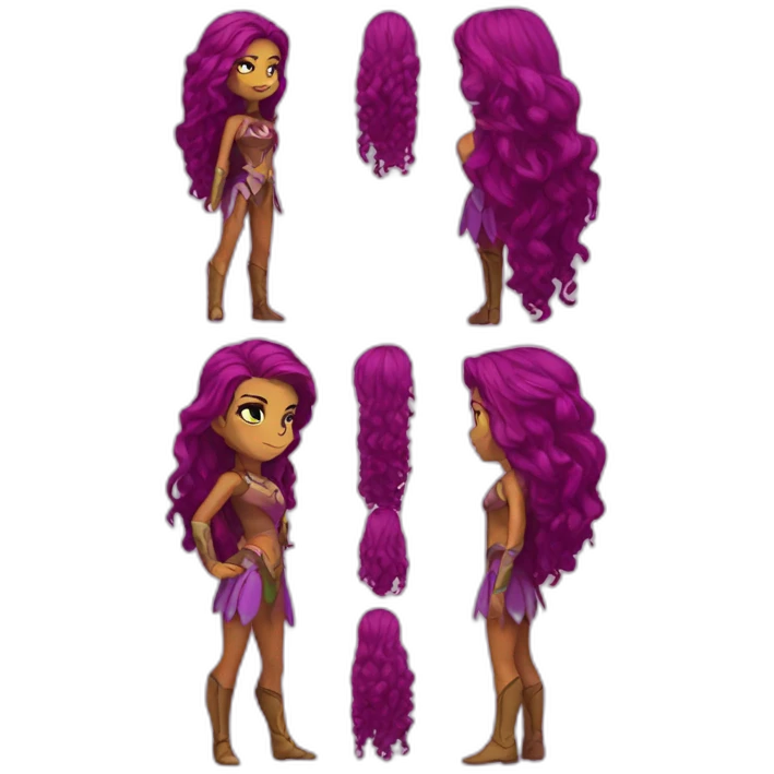 Starfire emoji