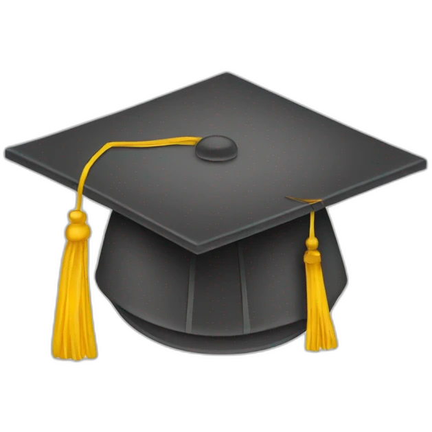 Graduate hat emoji
