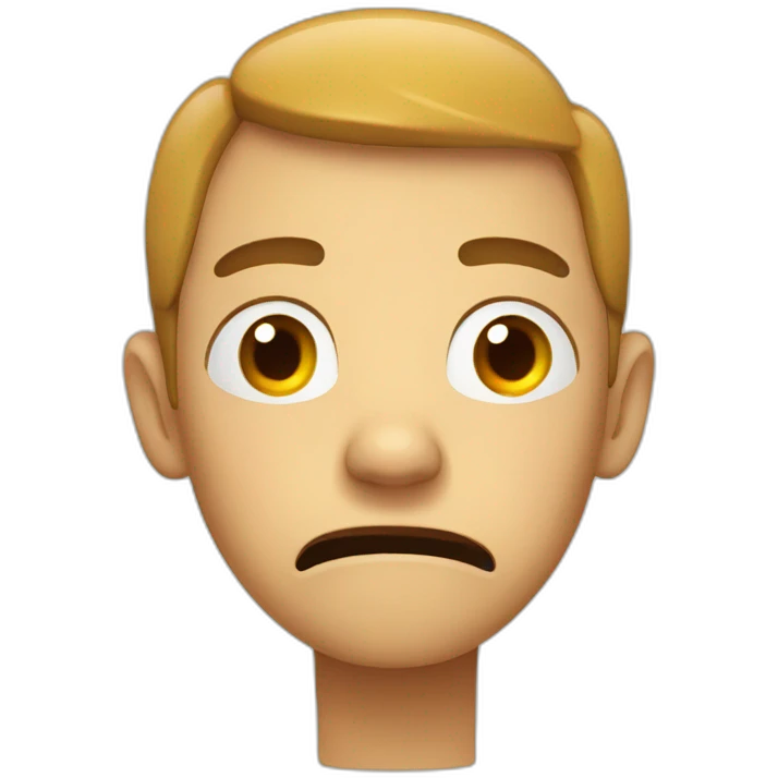 exhausted face emoji