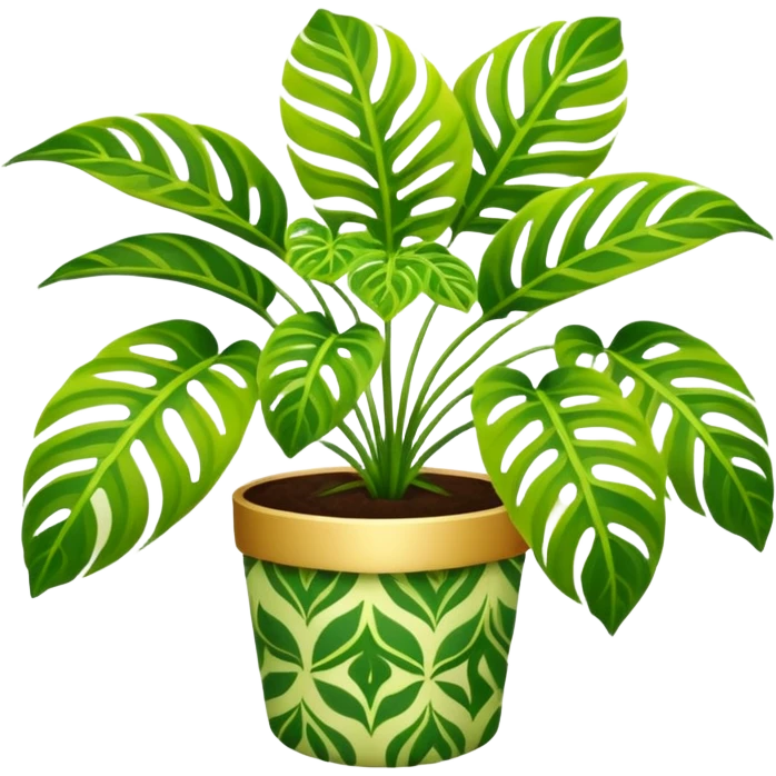 maranta lemon lime plant emoji