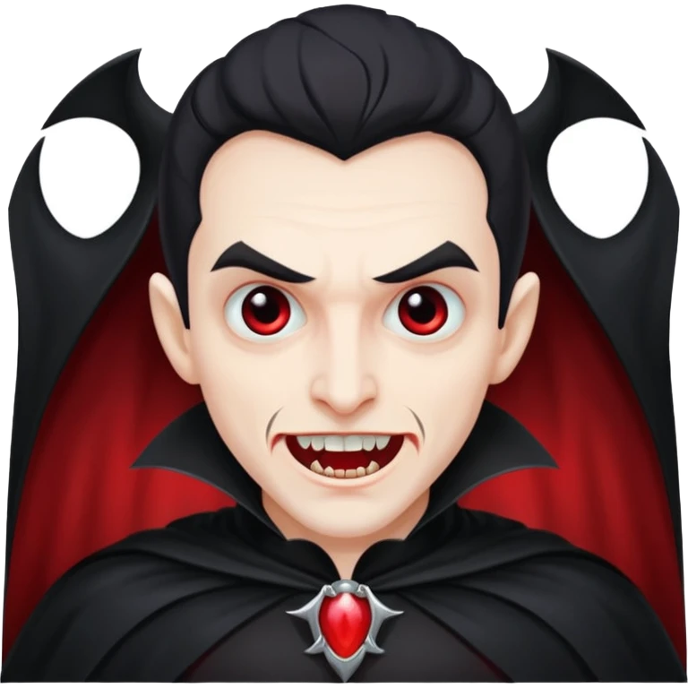 cute dracula no background emoji