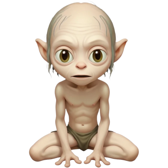 gollum saying thanks emoji