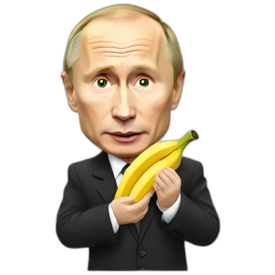 Vladimir Putin Eats Banana emoji