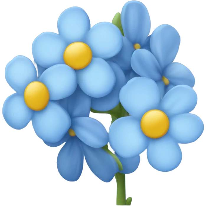 Forget-me-nots emoji