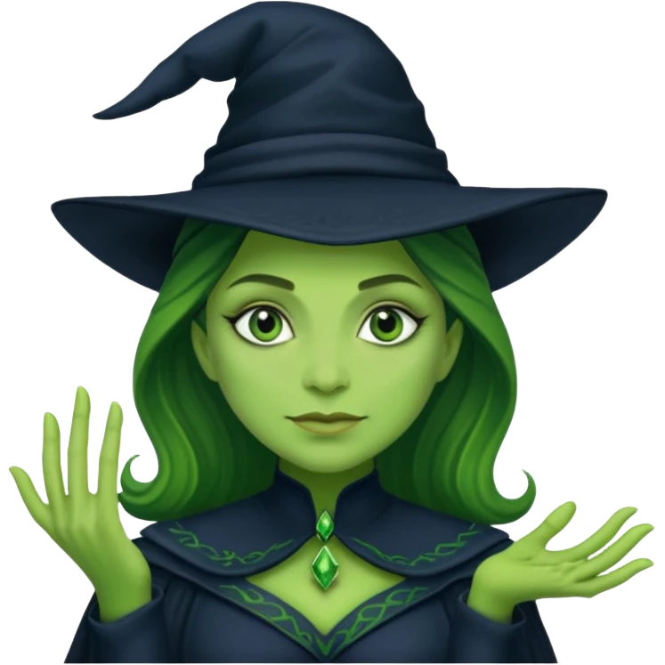 elphaba holding space emoji
