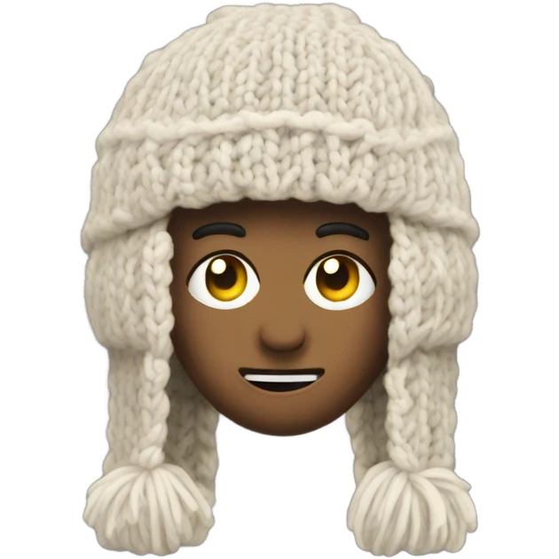 Knitted Earflaps emoji