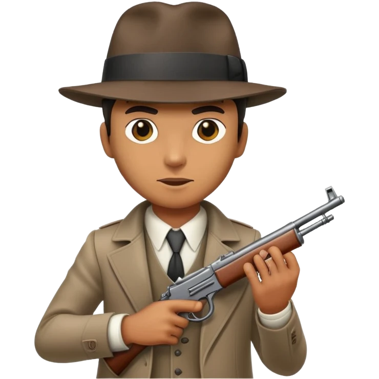 A gangster  emoji